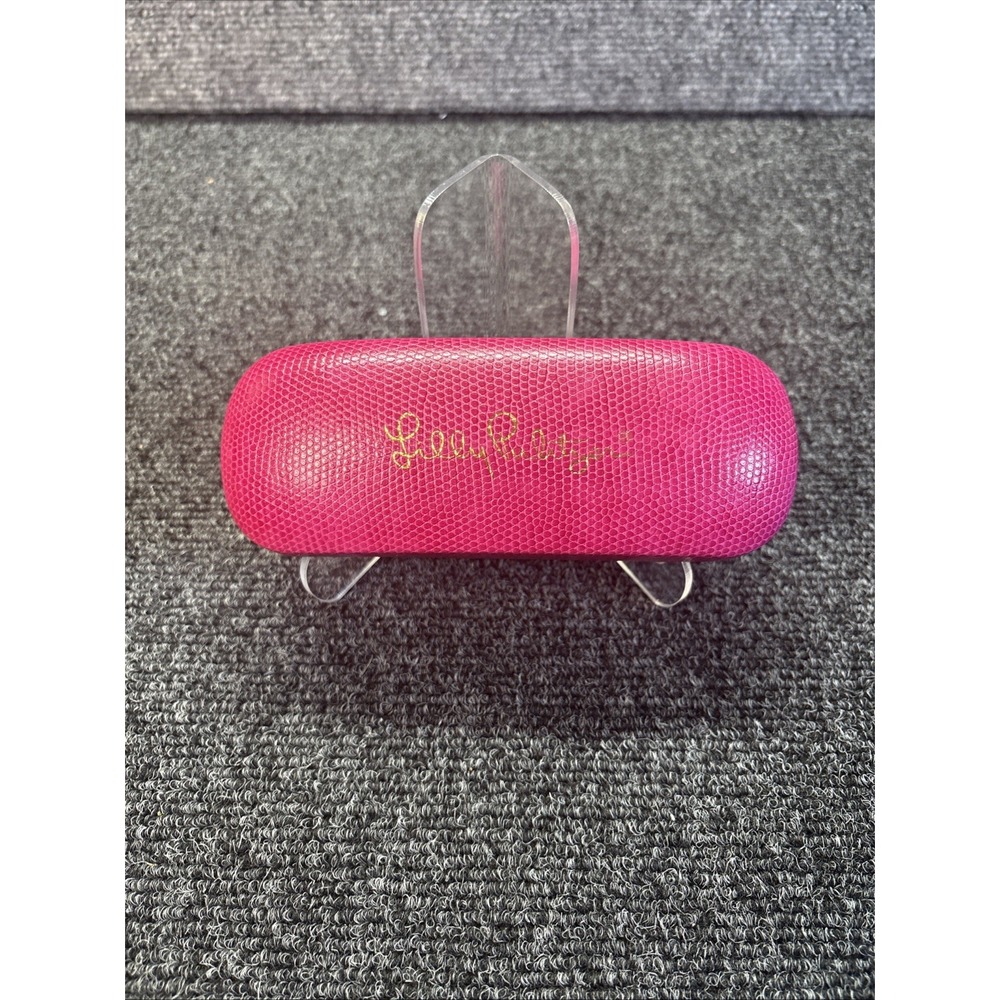 Lilly Pulitzer~Hot Pink~Snap Close Eyeglasses Case